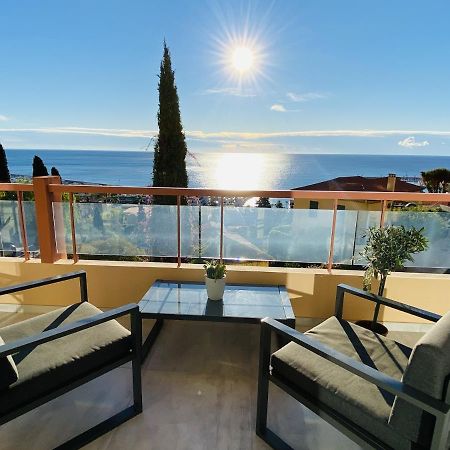 Le Vigia-Vue Mer-Terrasse-Climatisation-Parking Menton Exterior foto